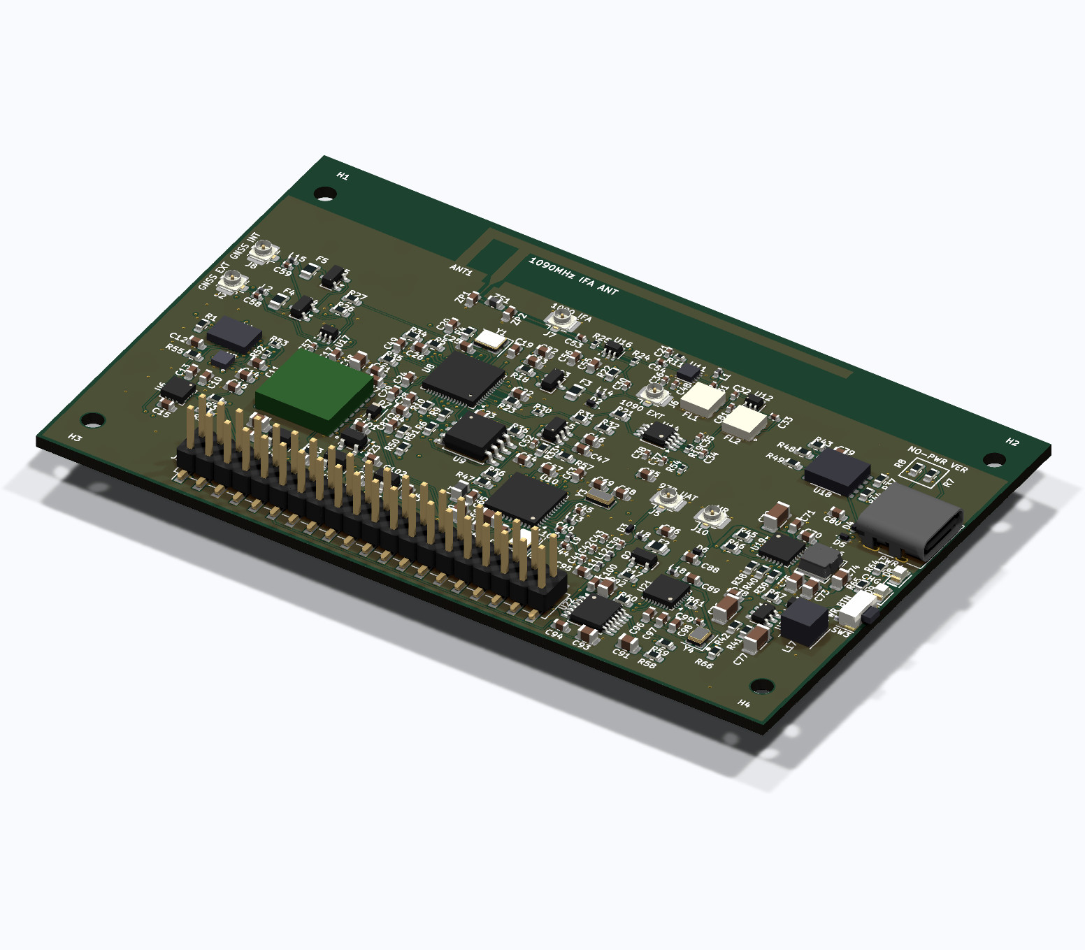 Pilot Kit avionics expansion board V4.11, top side