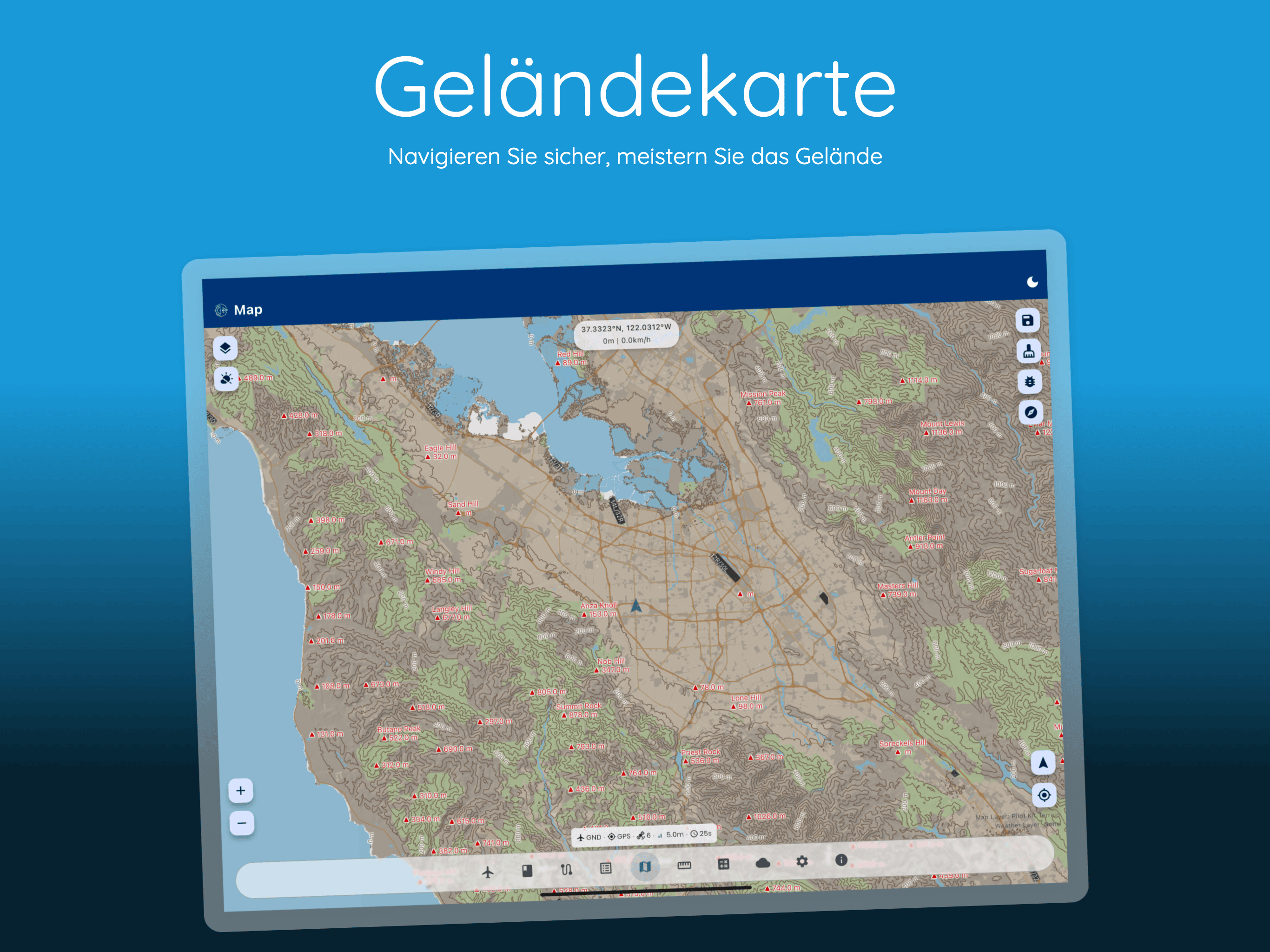 Pilot Kit Digitale Luftfahrt-Checklisten Oberfläche mit Vorlagenauswahl und Checklistenausführung