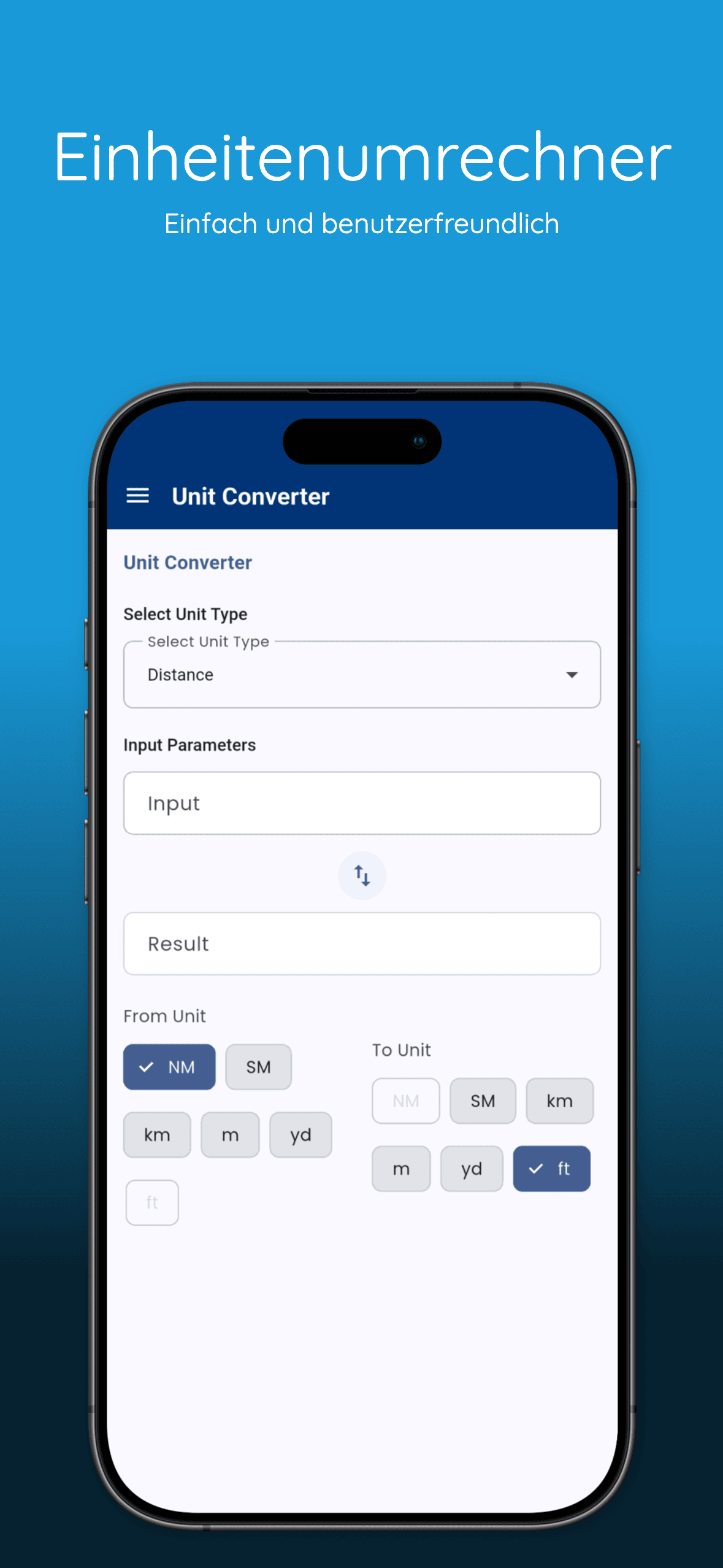 Pilot Kit iPhone screenshot titled Unit Convertor