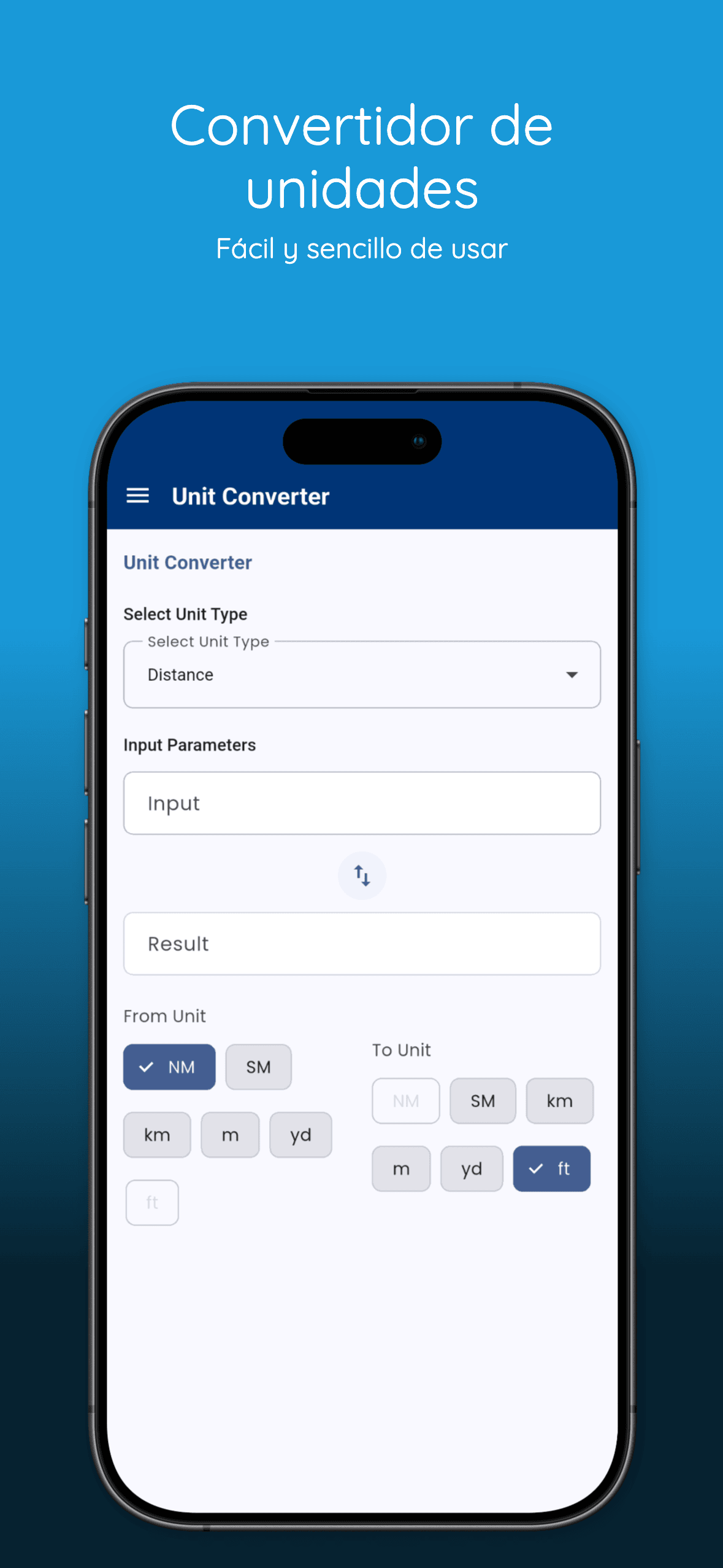 Pilot Kit iPhone screenshot titled Unit Convertor