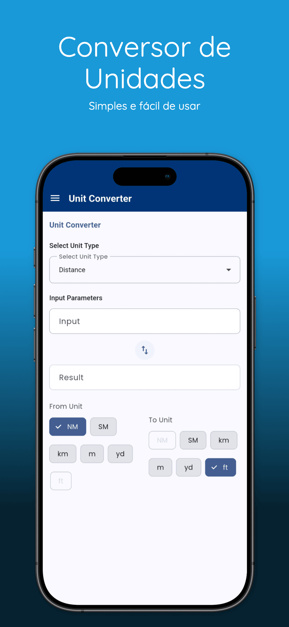 Pilot Kit iPhone screenshot titled Unit Convertor